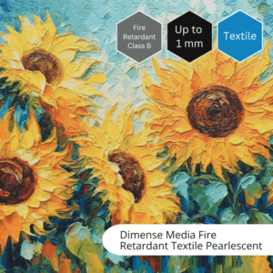 Dimense DS Media 1,6 x 40m Pearl Fire Retardant Textile